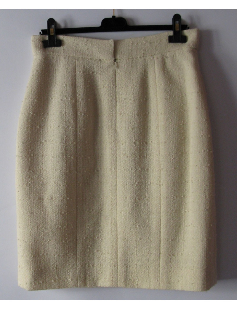 Jupe crayon  écrue CHANEL t 44