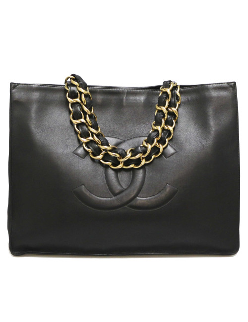 CHANEL Vintage Black Tote Bag - Occasion Certified Authentic