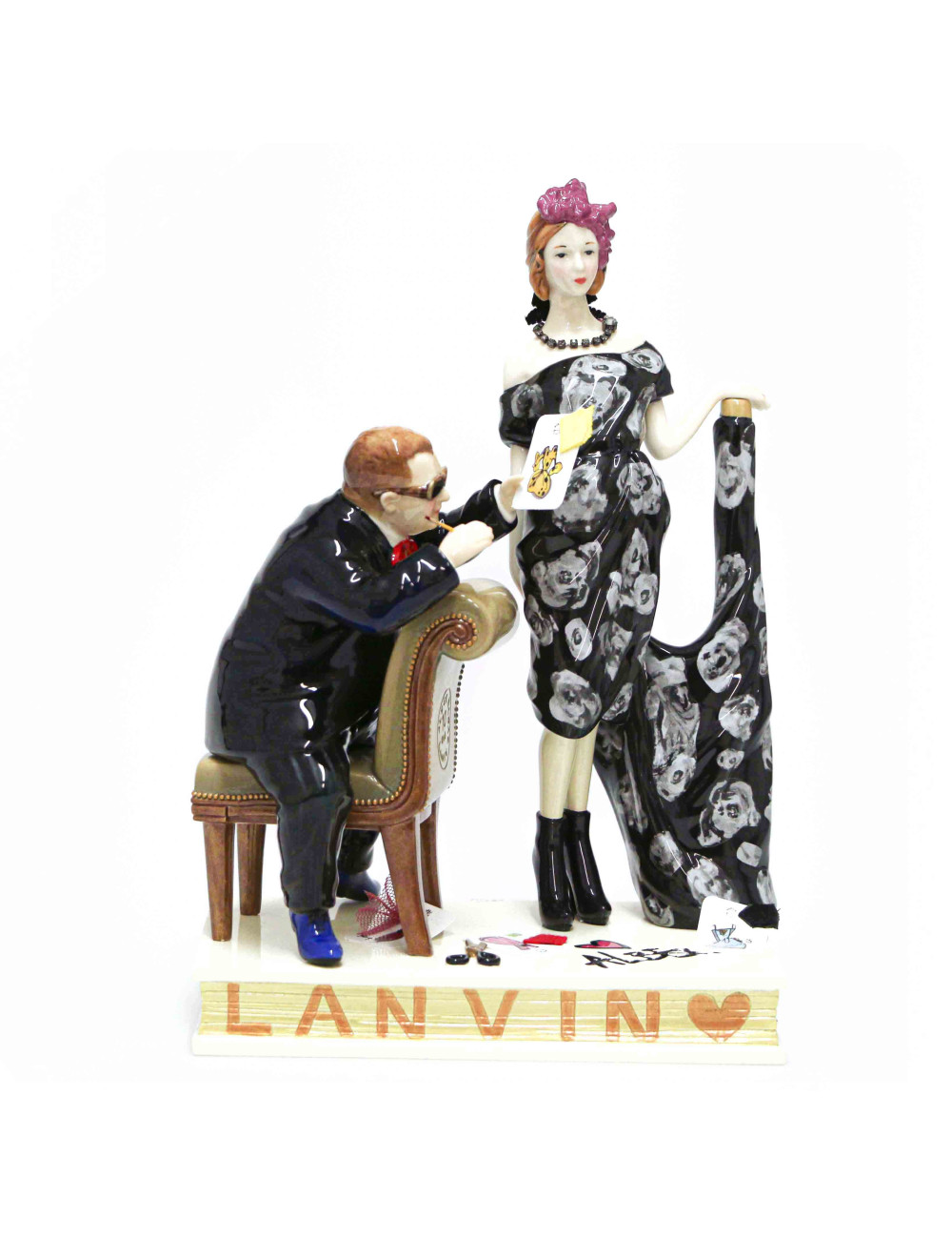 Figurine en porcelaine LANVIN