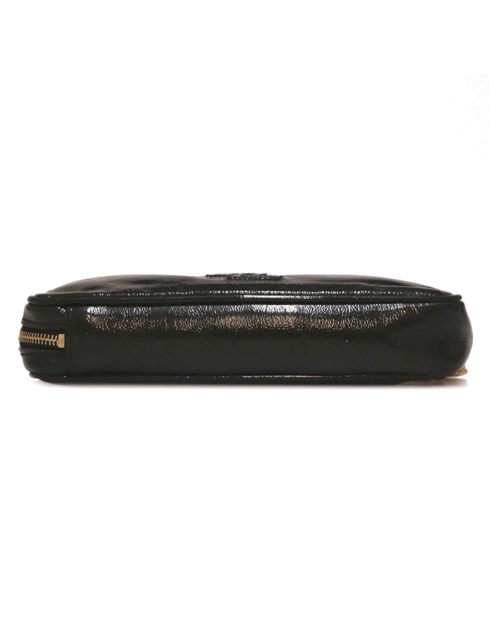 Pochette YSL vernis noire : occasion certifiée authentique