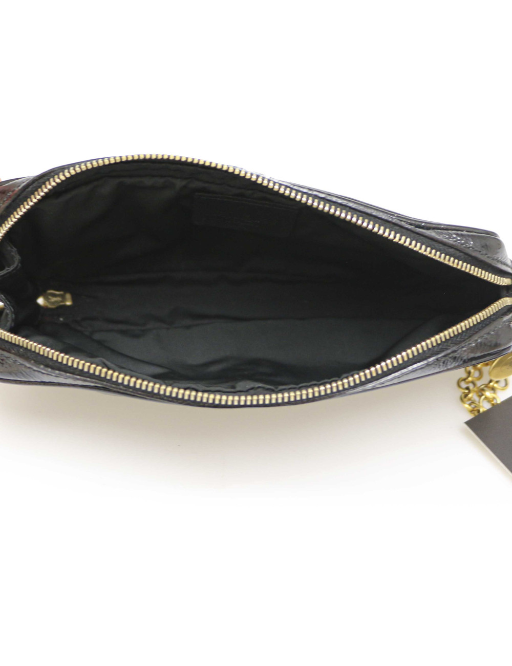 Pochette YSL vernis noire : occasion certifiée authentique