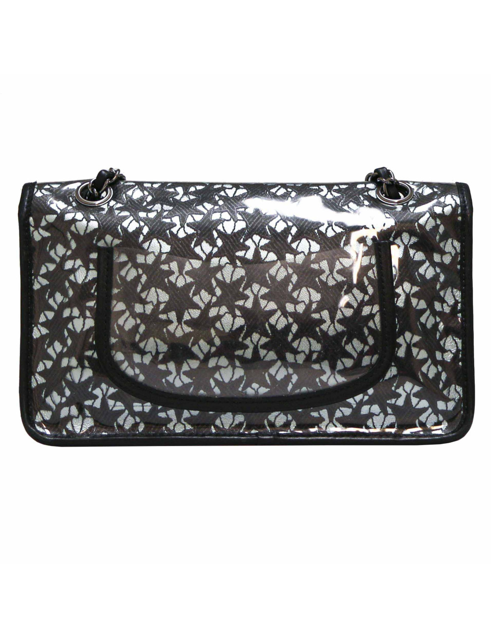 CHANEL bag in PVC with black stars - Occasion Certified Authentic