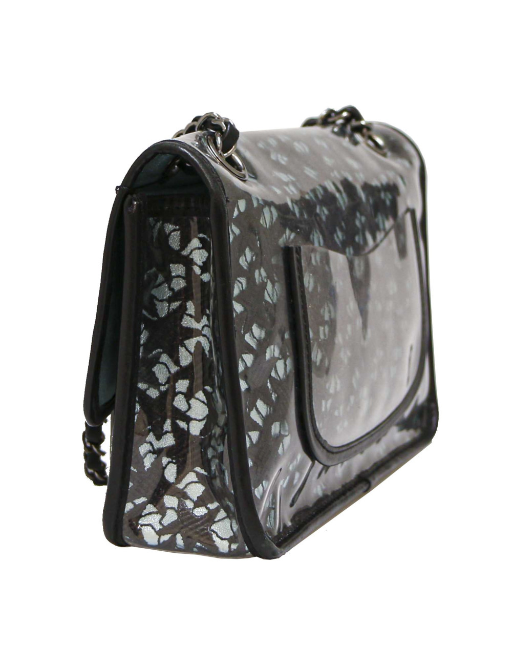 CHANEL bag in PVC with black stars - Occasion Certified Authentic