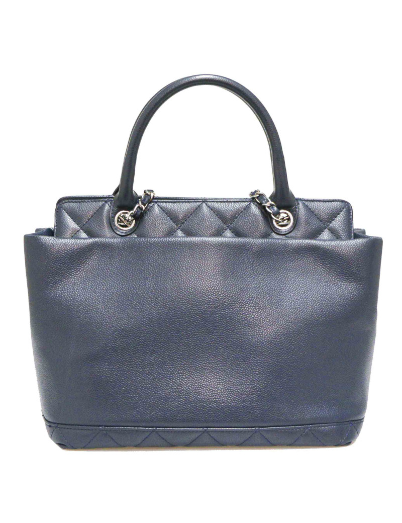 Sac CHANEL cuir bleu