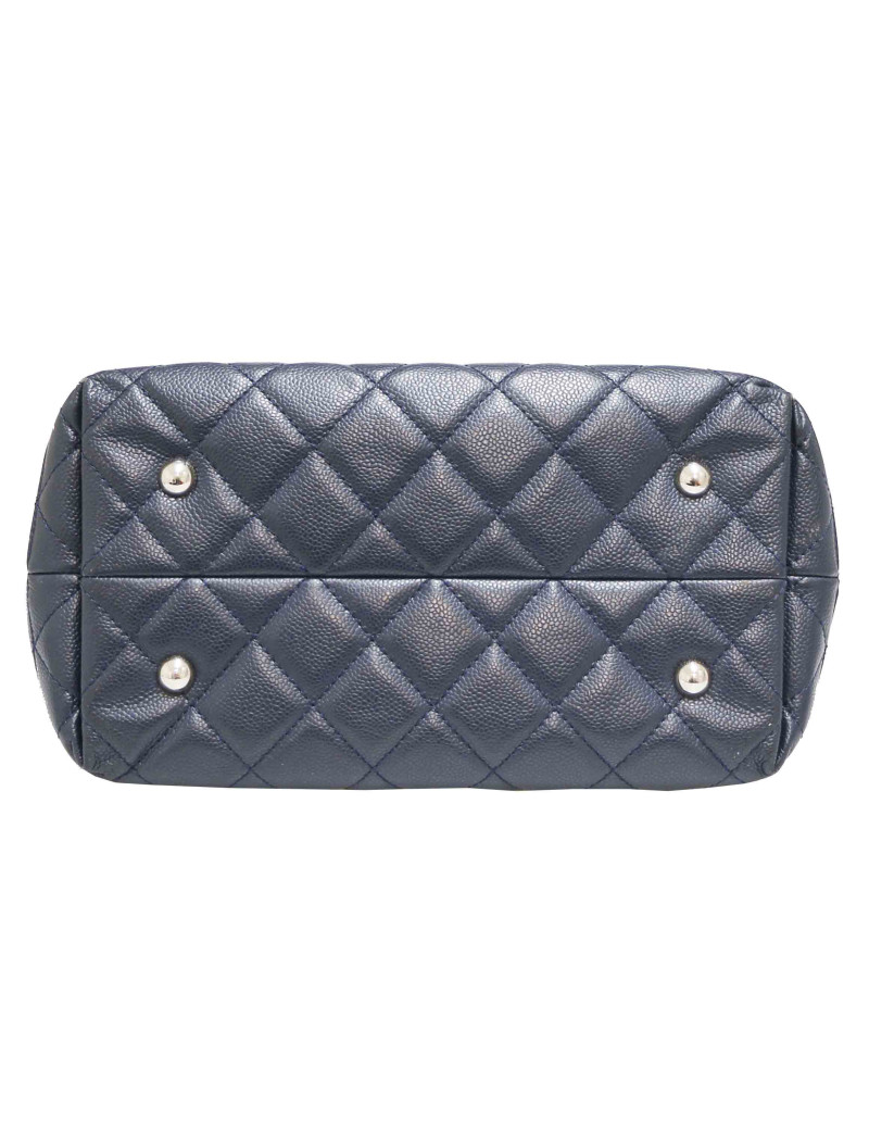 Sac CHANEL cuir bleu