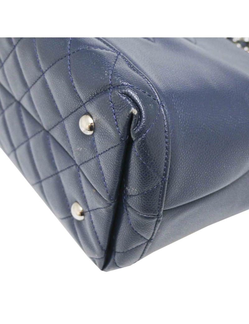 Sac CHANEL cuir bleu