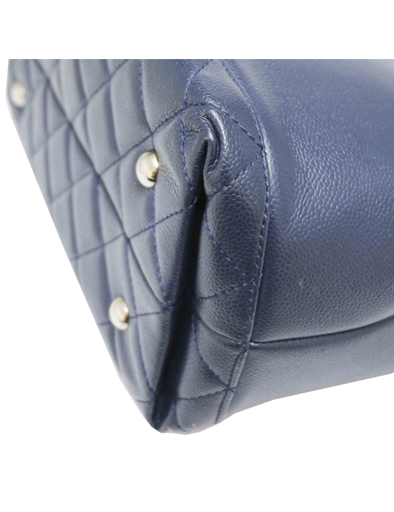 Sac CHANEL cuir bleu