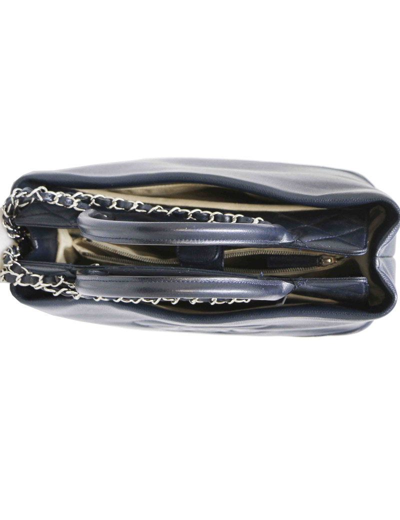 Sac CHANEL cuir bleu