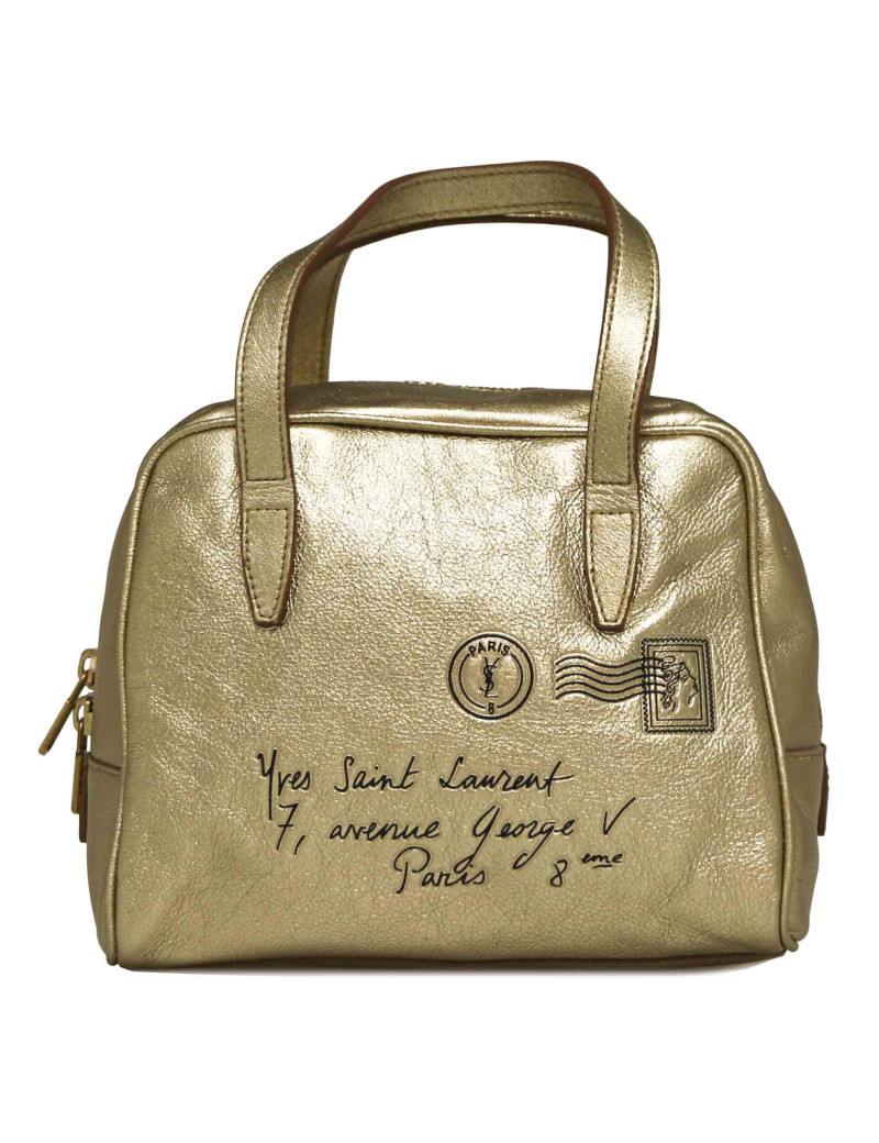 Sac a main YSL doré 