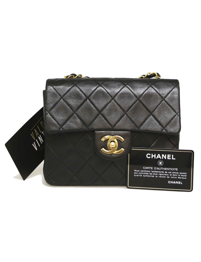 Mini Timeless CHANEL vintage noir
