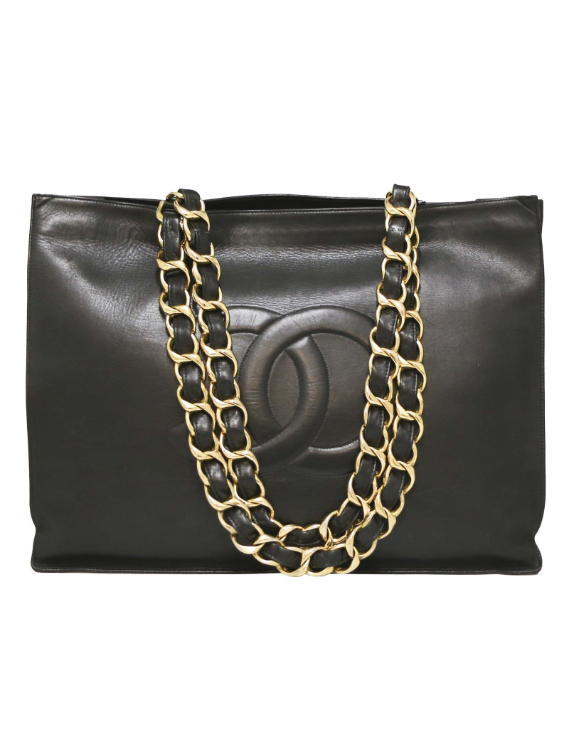 Cabas CHANEL 1990' grosse chaine