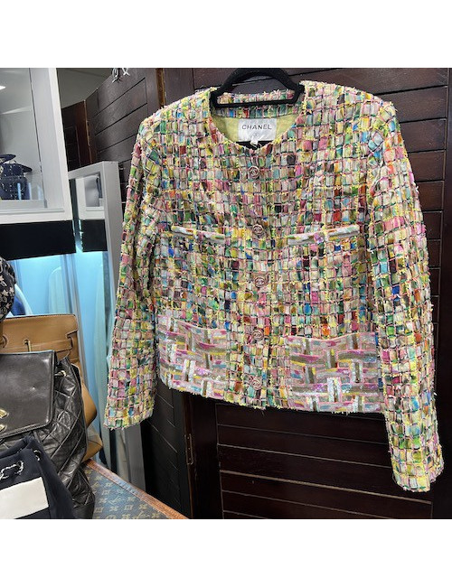 Veste T 44 CHANEL broderies Lesage