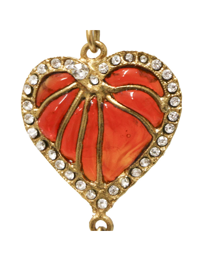 Clous MARGUERITE DE VALOIS coeur pendants