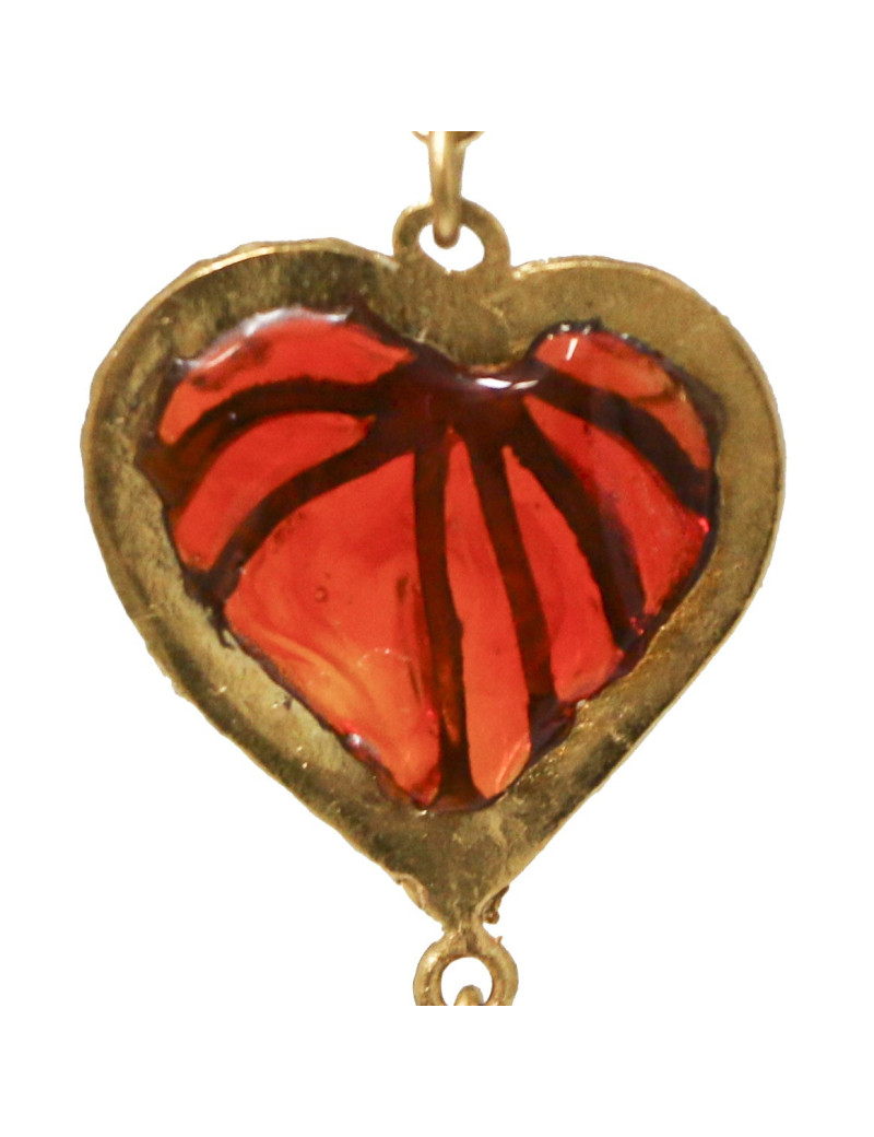 Clous MARGUERITE DE VALOIS coeur pendants