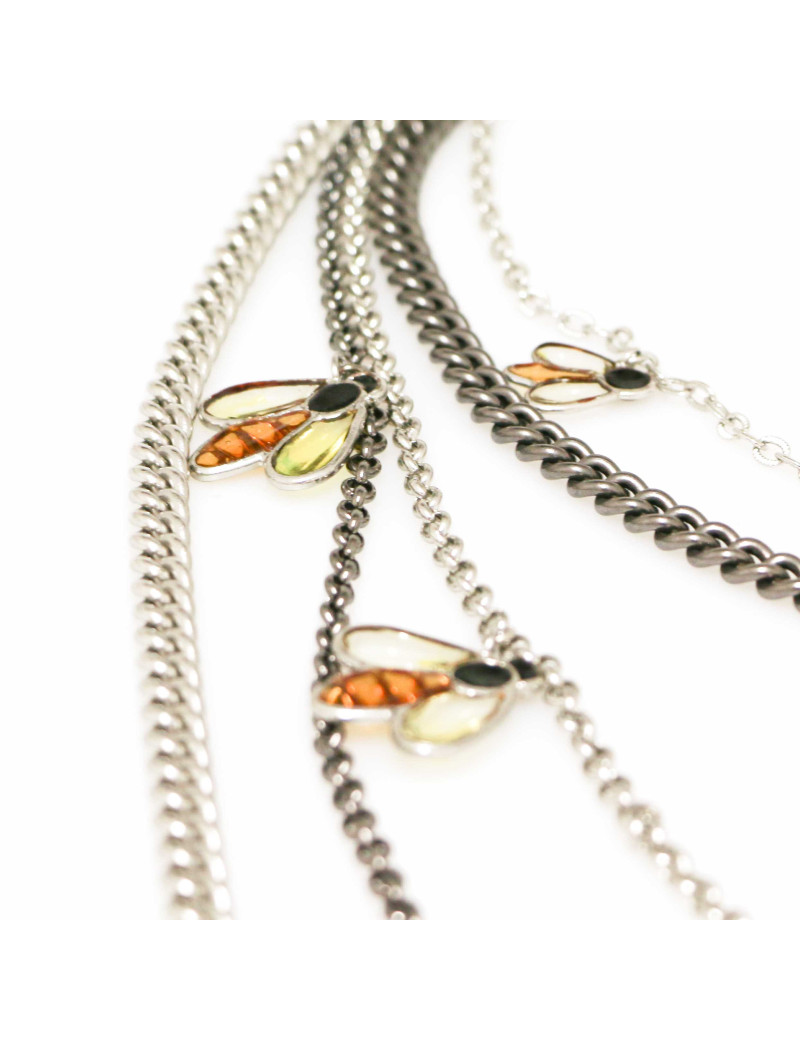 Sautoir multirangs MARGUERITE de VALOIS