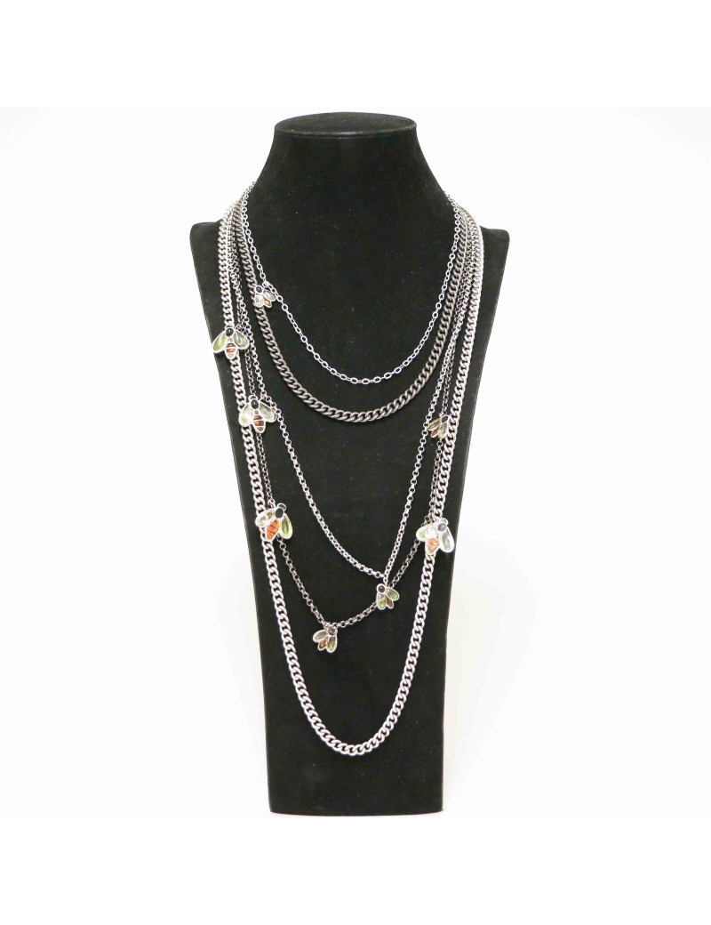 Sautoir multirangs MARGUERITE de VALOIS