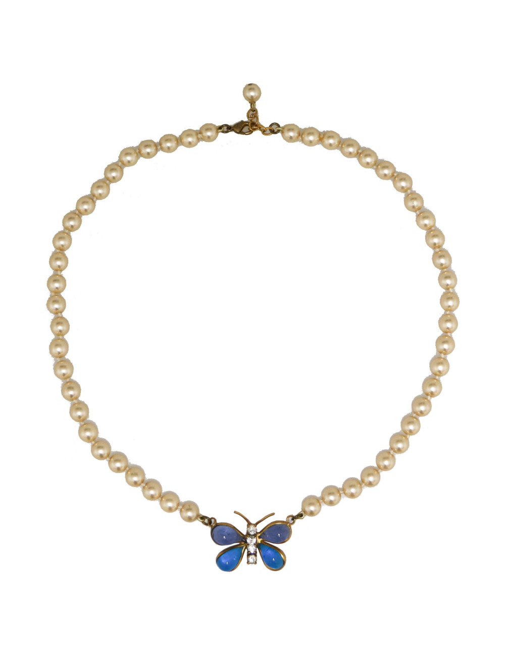 Collier MARGUERITE DE VALOIS papillon