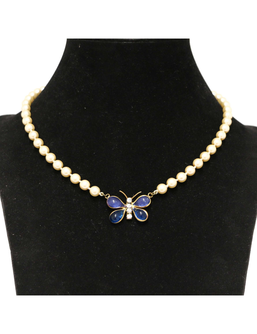 Collier MARGUERITE DE VALOIS papillon