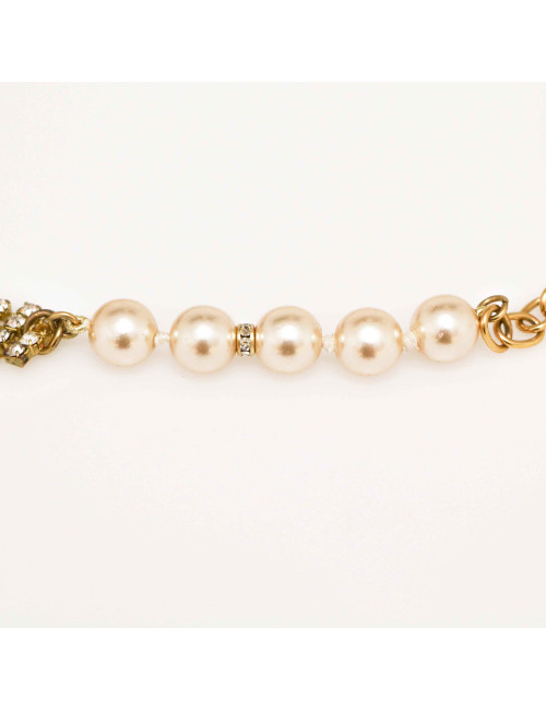 Collier fleurettes MARGUERITE DE VALOIS rose