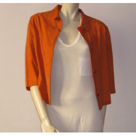 MISSONI T38 fr orange suede jacket