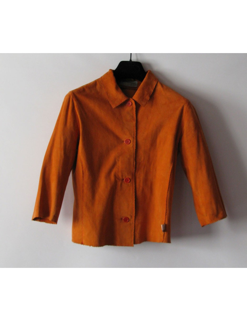 veste MISSONI daim orange t 38 fr
