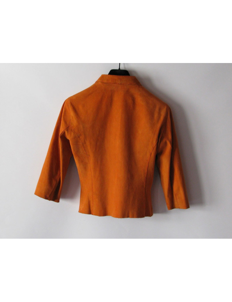 veste MISSONI daim orange t 38 fr