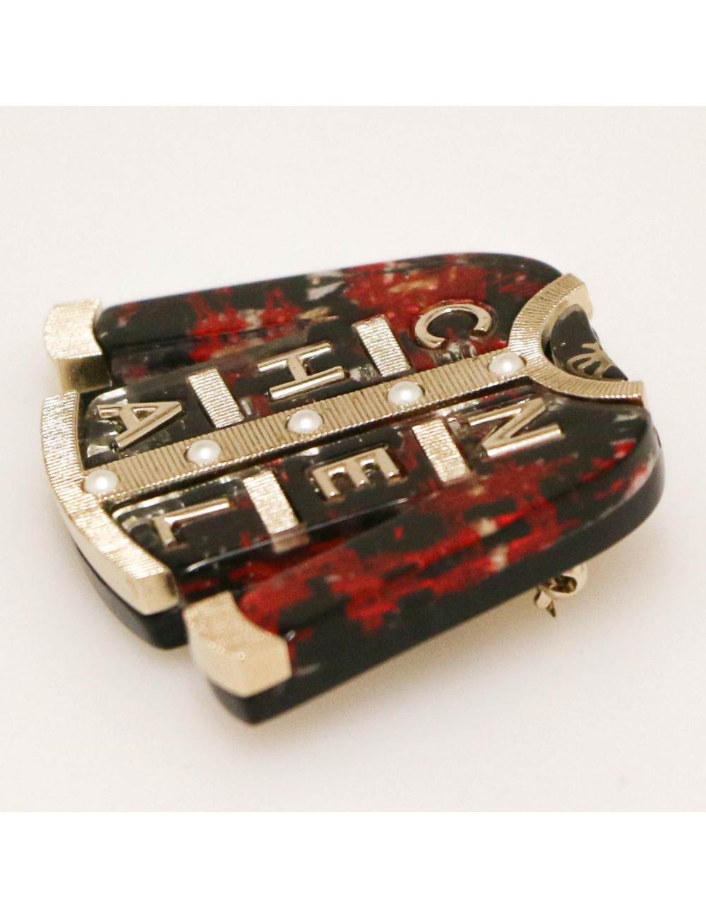 CHANEL Tweed Jacket  C H A N E L Brooch - Occasion Certified Authentic