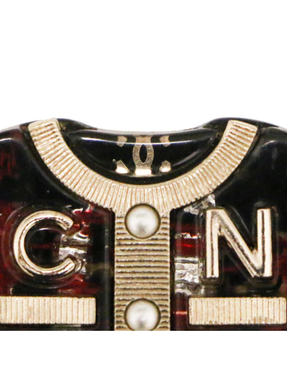 CHANEL Tweed Jacket  C H A N E L Brooch - Occasion Certified Authentic