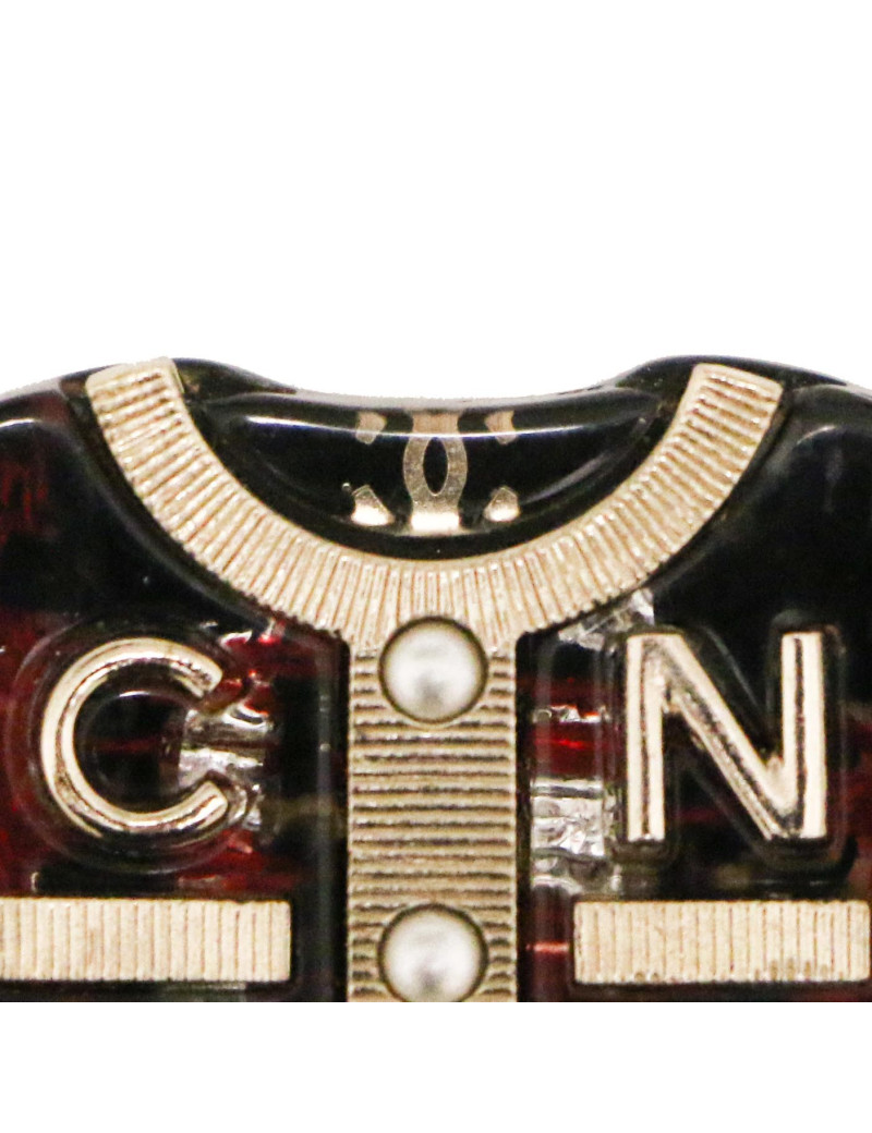 CHANEL Tweed Jacket  C H A N E L Brooch - Occasion Certified Authentic