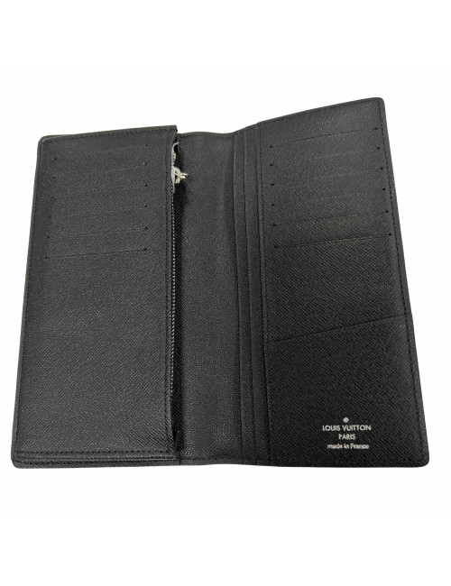 Portefeuille BRAZZA LOUIS VUITTON toile damier graphite