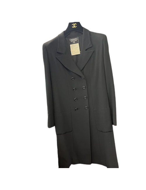 Manteau T36 CHANEL Vintage noir