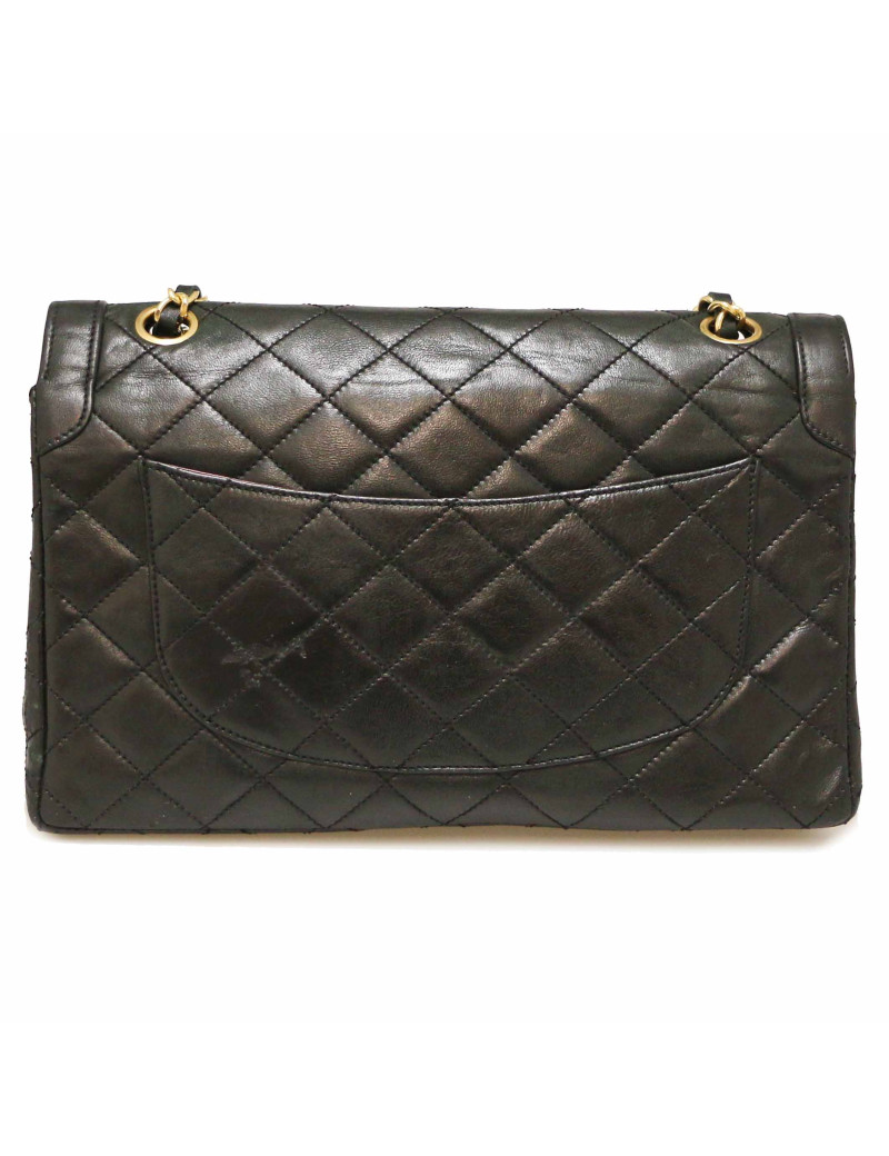 Sac Couture CHANEL noir double CC