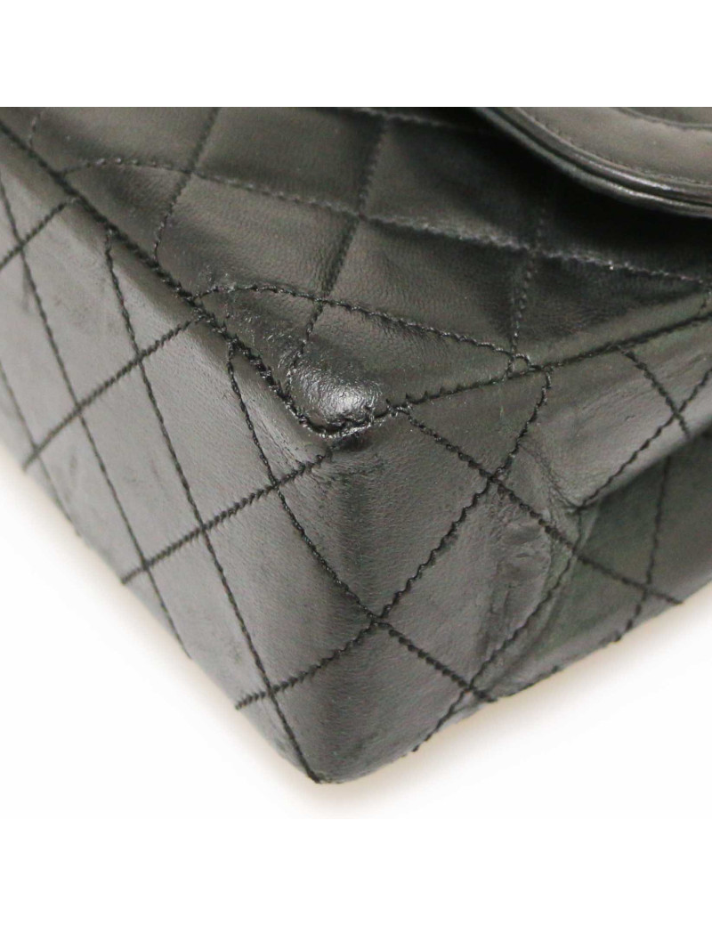 Sac Couture CHANEL noir double CC