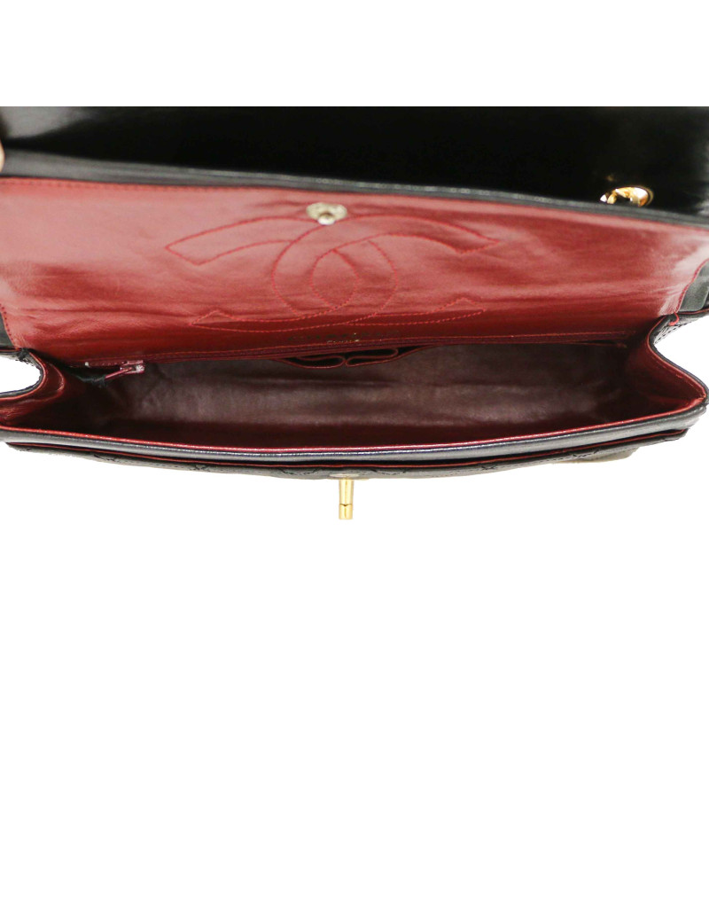 Sac Couture CHANEL noir double CC