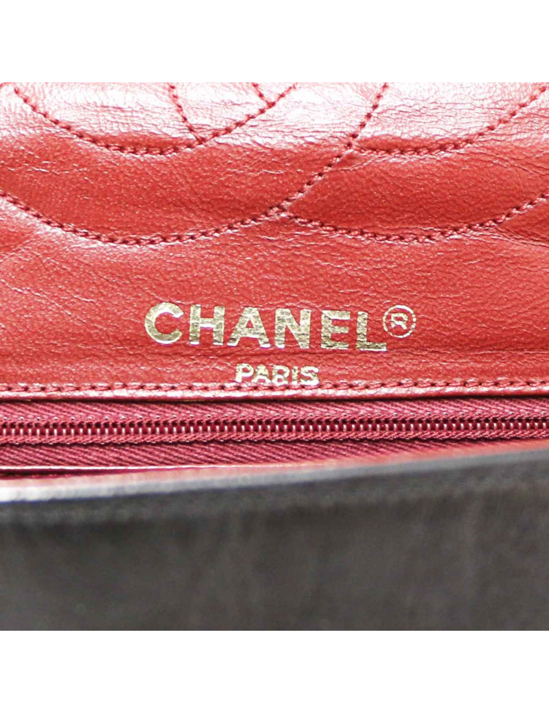 Sac Couture CHANEL noir double CC