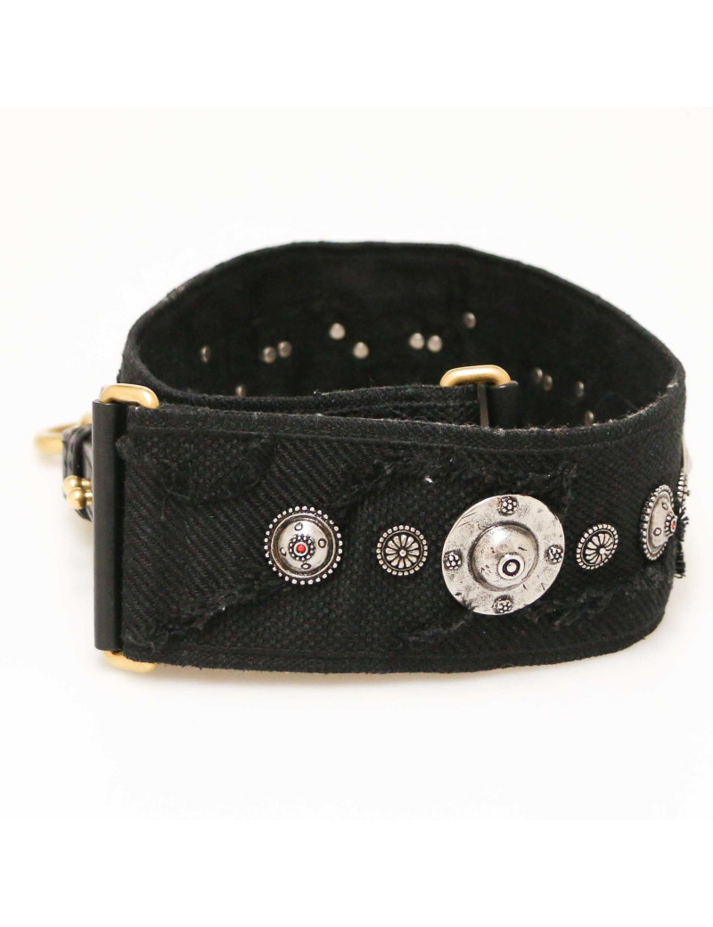 Bandoulière DIOR toile noire