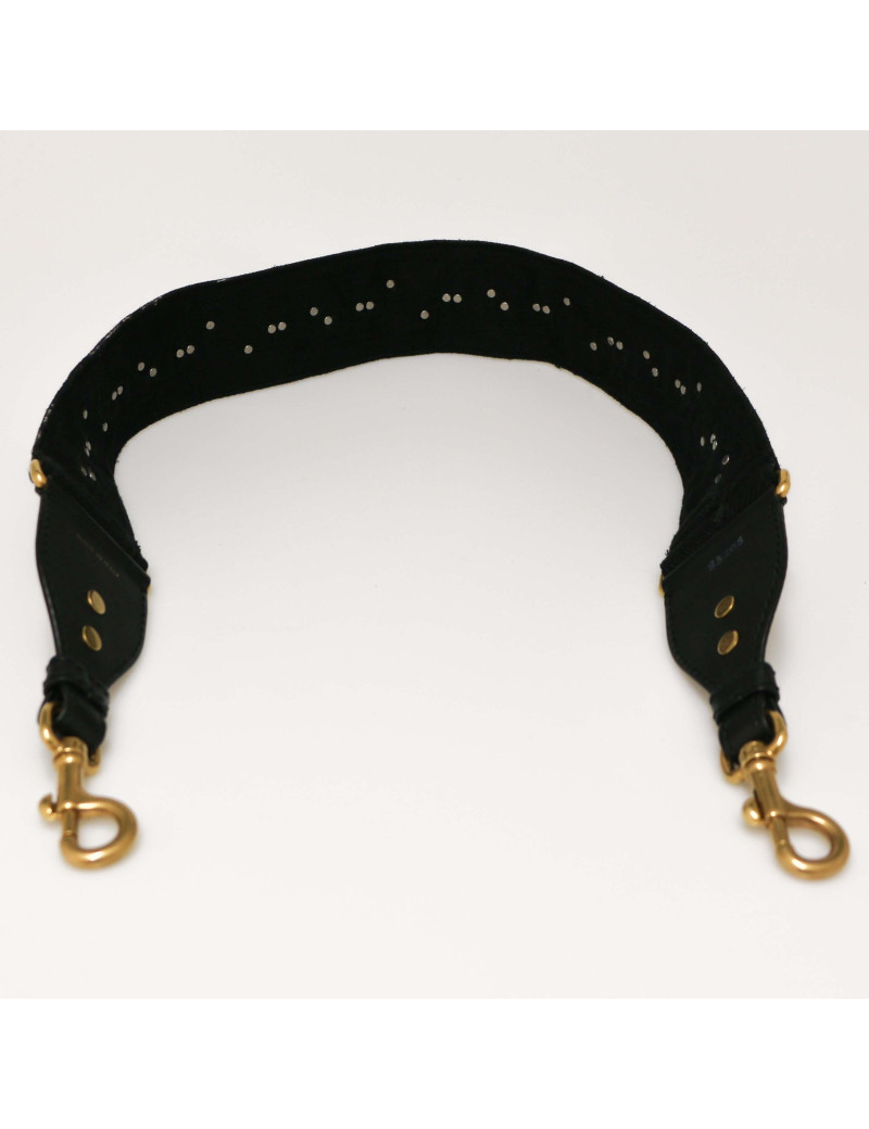 Bandoulière DIOR toile noire