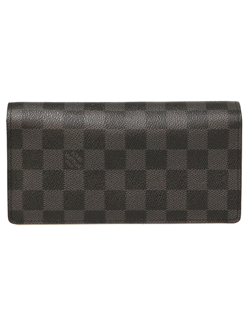 Portefeuille BRAZZA LOUIS VUITTON toile damier graphite