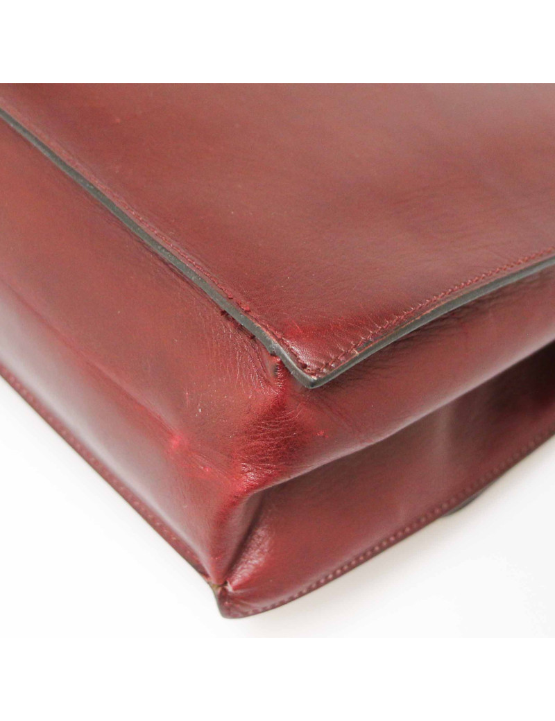 CHRISTIAN DIOR Vintage burgundy clutch