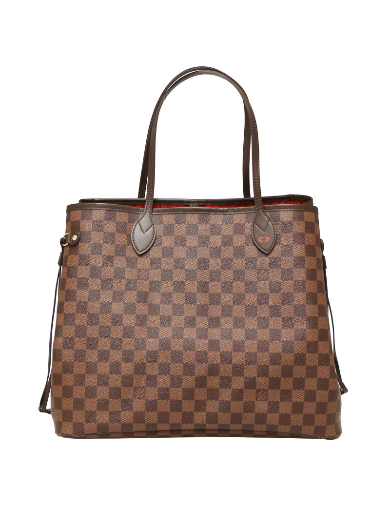 Neverfull LOUIS VUITTON toile Damier ébène