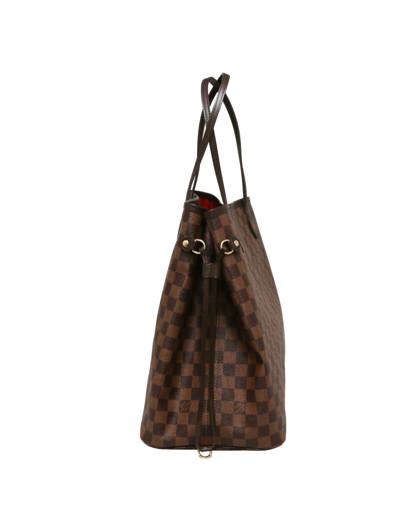Neverfull LOUIS VUITTON toile Damier ébène