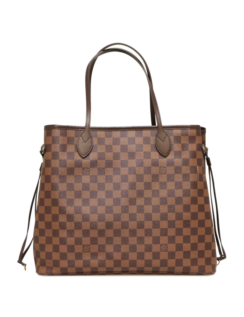 Neverfull LOUIS VUITTON toile Damier ébène