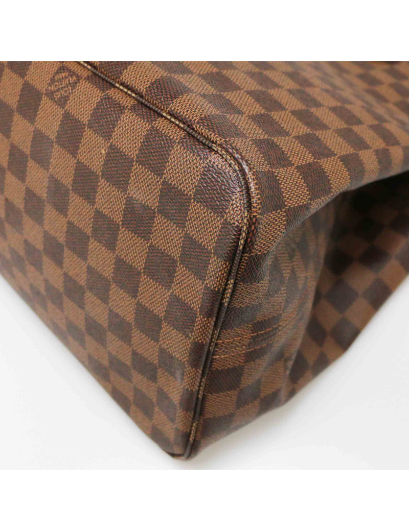 Neverfull LOUIS VUITTON toile Damier ébène