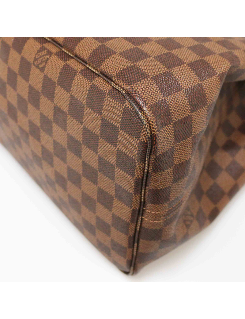 Neverfull LOUIS VUITTON toile Damier ébène