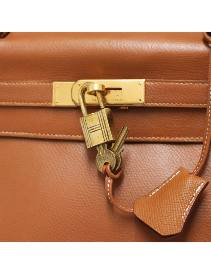 Kelly 28 HERMES epsom gold - Occasion Certified Authentic