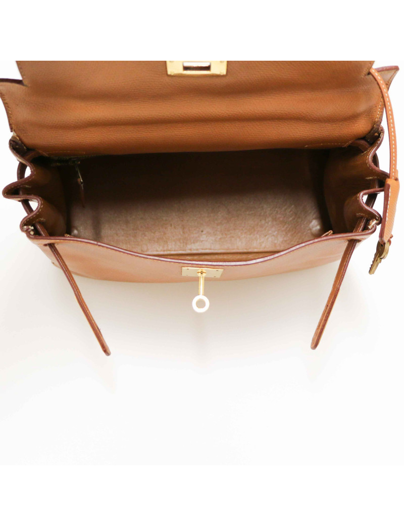 Kelly 28 HERMES epsom gold - Occasion Certified Authentic
