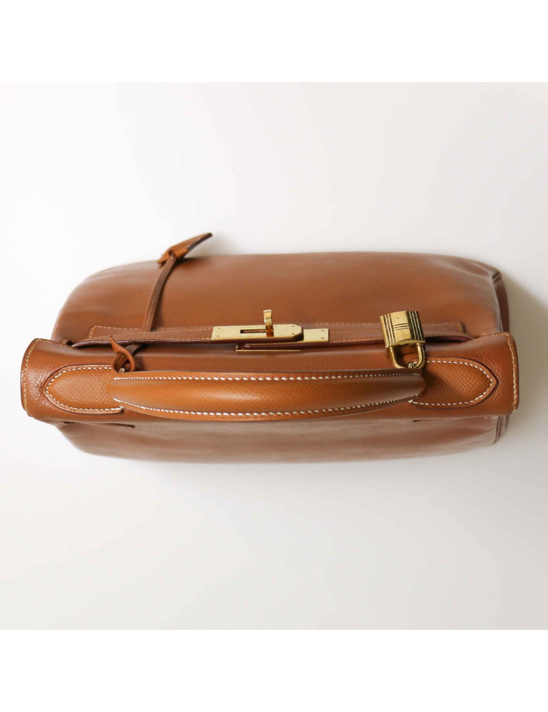 Kelly 28 HERMES epsom gold - Occasion Certified Authentic