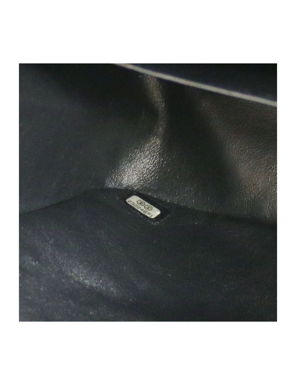 Maxi 2.55 CHANEL chevrons noir All black