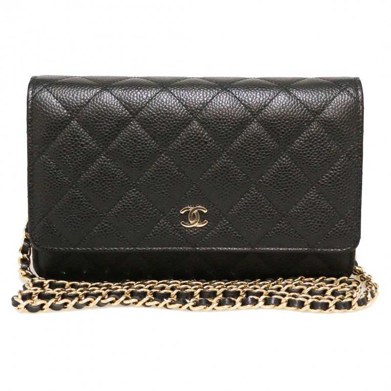 Chanel Timeless Wallet on Chain WoC in Metallic Bronze Caviar with Dark  Shiny Silver Hardware  SOLD