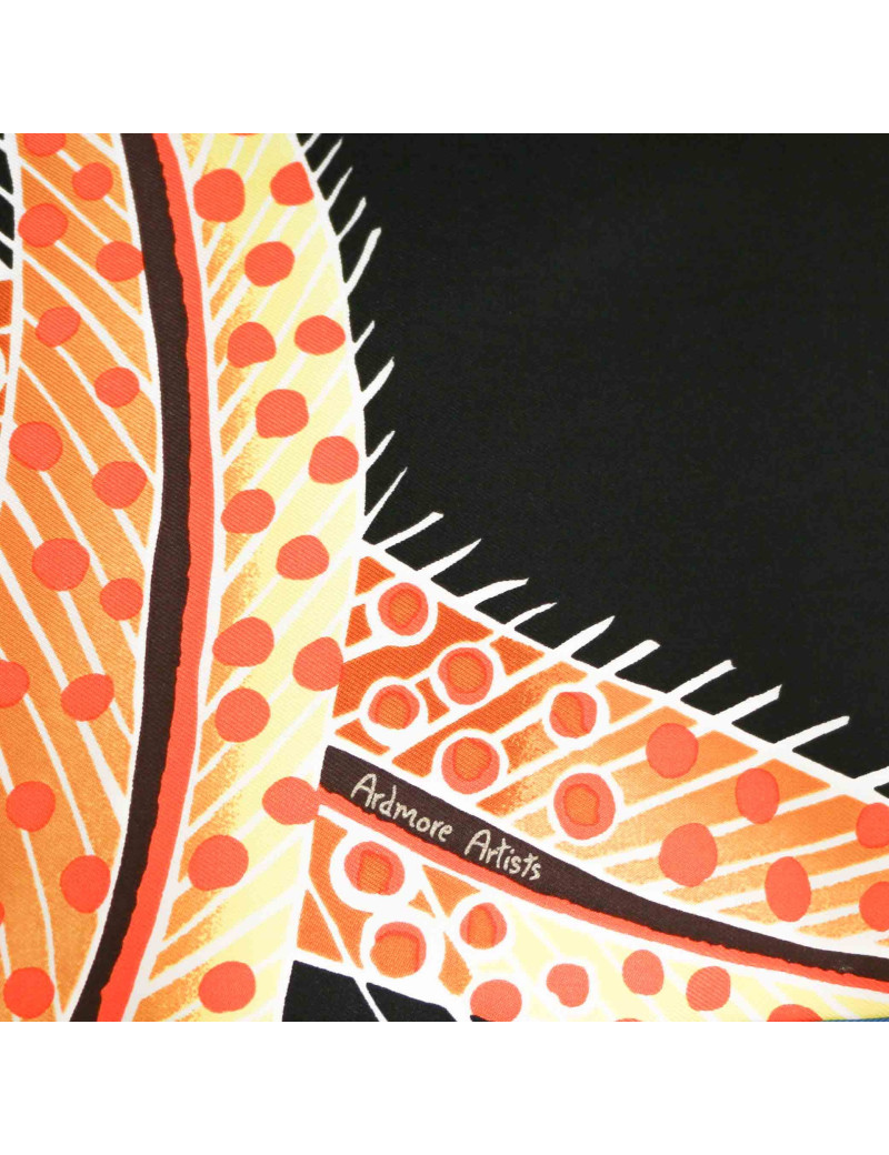 Carré HERMES Baobab Cat 100% soie